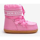 Boto Women's lace-up snow boots in pink Soia | shoptok.hr