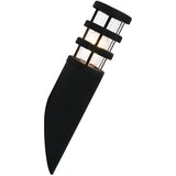 Elstead Lighting Elstead Hornbaek Zunanja stenska svetilka z 1 lučjo, črna, 304 SS IP44, E27, (22099912) | Shoptok.si