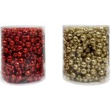  Ukrasne perlice za bor crvene, zlatne Zlatna | Shoptok.si