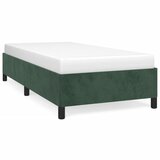 The Living Store Posteljni okvir temno zelen 90x190 cm žamet - Posteljni Okvir, (21492180) | Shoptok.si