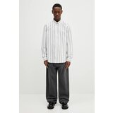 Carhartt WIP Srajca 'Dillion' siva / bela | Shoptok.si