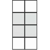  Klizna vrata crna 102,5x205 cm od kaljenog stakla i aluminija | shoptok.hr