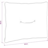  Jastučić za leđa PUTTEN 100% poliester Crvena 50 x 40 x 10 cm Slike