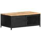  Klubska mizica 90x50x37 cm trden robusten mangov les | Shoptok.si