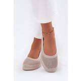 Boto Ladies Mesh Ballerinas In Sporty Style Beige Virella | Shoptok.si