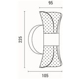  LED zidno svetlo SILK LED/8W/230V 3000K | Eponuda.com