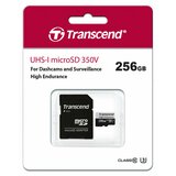 Transcend 256GB microsd w/ adapter U3, high endurance, read/write up to 95/45 mb/s cene