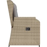  Vrtna klupa s jastukom Bež Poli ratan | shoptok.hr