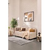 Bonami Selection bež oblazinjena postelja s prostorom za shranjevanje z vzmetnico 90x200 cm avela – | Shoptok.si