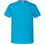 Fruit Of The Loom Blue Iconic Combed Cotton T-shirt with Sleeve Cene