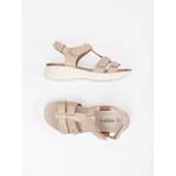 GOODIN Comfortable women's sandals beige | Shoptok.si