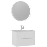 Hanah home Kupatilski ormarić sa umivaonikom i ogledalom (2 komada) Moonlight 70 v2 382 | Eponuda.com