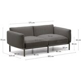 Kave Home Siva podstavljena vrtna sofa Sorells – | shoptok.hr
