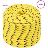  Višenamjensko pomoćno uže 12 mm 100 m Žuta PP | shoptok.hr