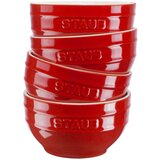 Staub Ceramique Bowl set 0.4 L Round Ceramic Red 4 pc(s) | shoptok.hr