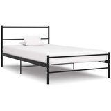  Za krevet crni metalni 100 x 200 cm | shoptok.hr