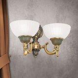Orion wa 2-1201/2 - zidna lampa rocca 2xE27/60W/230V bronza/bela | Eponuda.com