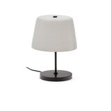 Kave Home Crno-bijela stolna lampa sa staklenim sjenilom (visina 38 cm) Nefar – | shoptok.hr