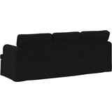SOFA Crna 201 x 80 x 85 cm tkanina | shoptok.hr