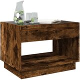 vidaXL Stolić s beskonačnim LED svjetlima boja hrasta 70x50x50 cm | shoptok.hr