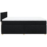  Krevet s oprugama i madracem crni 160x200 cm od tkanine | shoptok.hr