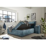 Modante POSTELJA Z VZMETNICO 180 cm x 200 cm , tekstil modra | Shoptok.si