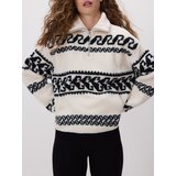 Reserved Sherpa gornji dio trenirke s uspravnim ovratnikom - krem | shoptok.hr