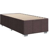 vidaXL Krevet s oprugama i madracem tamnosmeđi 100 x 200 cm od tkanine | shoptok.hr