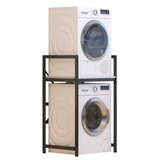 Hanah home C7 - white, black whiteblack washing machine cabinet | ePonuda.com
