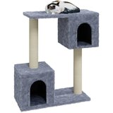  Penjalica za mačke sa stupovima za grebanje svjetlosiva 60 cm | shoptok.hr