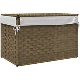  Košara za rublje s poklopcem 55,5 x 35 x 34 cm od poliratana | shoptok.hr