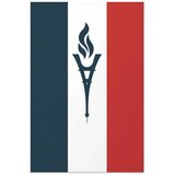  Plakat - French Flag with a Torch 40x60 Bez okvira | shoptok.hr