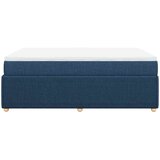  Krevet s oprugama i madracem plavi 160x200 cm od tkanine | shoptok.hr