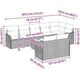  Sjedeća garnitura za vrt 9 pcs Crna poliratan | shoptok.hr