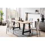 MID.YOU SET STOLOV, tekstil svetlo siva | Shoptok.si
