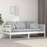  Dnevna postelja bela trdna borovina 90x200 cm, (20723582) | Shoptok.si