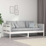  Dnevni ležaj bijeli od masivne borovine 90 x 200 cm | shoptok.hr