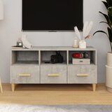 vidaXL tv ormarić boja betona 102 x 36 x 50 cm od konstruiranog drva Cijene