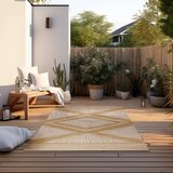 Elle Decoration Oker žuti/krem vanjski tepih 80x150 cm Gemini – | shoptok.hr
