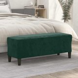  Klupa tamnozelena 100x35x41 cm baršunasta | shoptok.hr