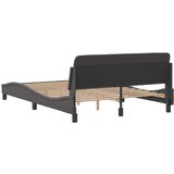  Okvir za krevet s uzglavljem sivi 140x190 cm od umjetne kože | shoptok.hr