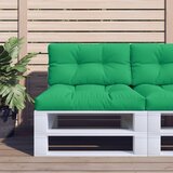  Jastuk za palete zeleni 80 x 40 x 12 cm od tkanine | shoptok.hr