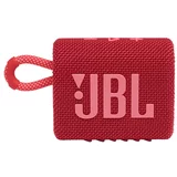 Jbl GO 3 Portable Bluetooth Waterproof zvučnik Red