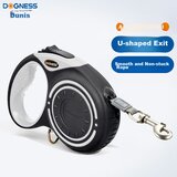  Dogness Povodac za pse M, 4 m, Crno-sivi Cene