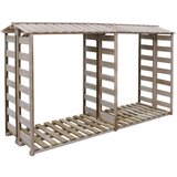 vidaXL Spremište za drva 300 x 90 x 176 cm od impregnirane borovine Cijene