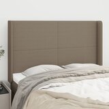  Uzglavlje s ušima smeđesivo 147x16x118/128 cm od tkanine | shoptok.hr