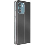 AVIZAR Torbica za Oppo A6 Rebrasta tekstura s funkcijo stojala in imetnikom kartic, Črna, (5000274901) | Shoptok.si