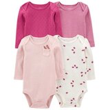 Carter's bodi za bebe devojčice - set od 4 kom. | Eponuda.com