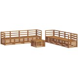  Set vanjskih sofa 9 kom. Prirodna | Eponuda.com