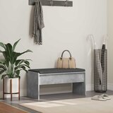  Klupa za hodnik s jastukom Betonski sivi 83 x 38 x 40 cm | shoptok.hr